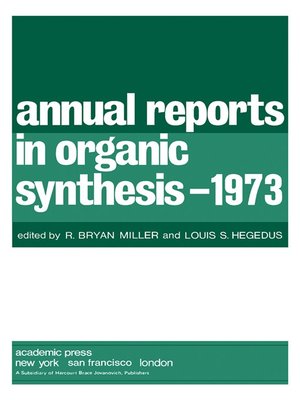 cover image of Annual Reports in Organic Synthesis-1973